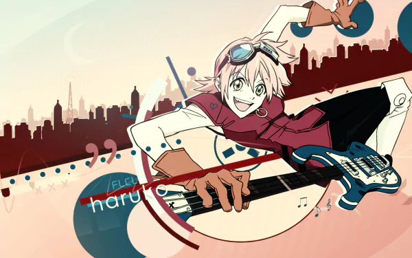 Haruko Haruhara Anime FLCL HD Desktop Wallpaper | Background Image