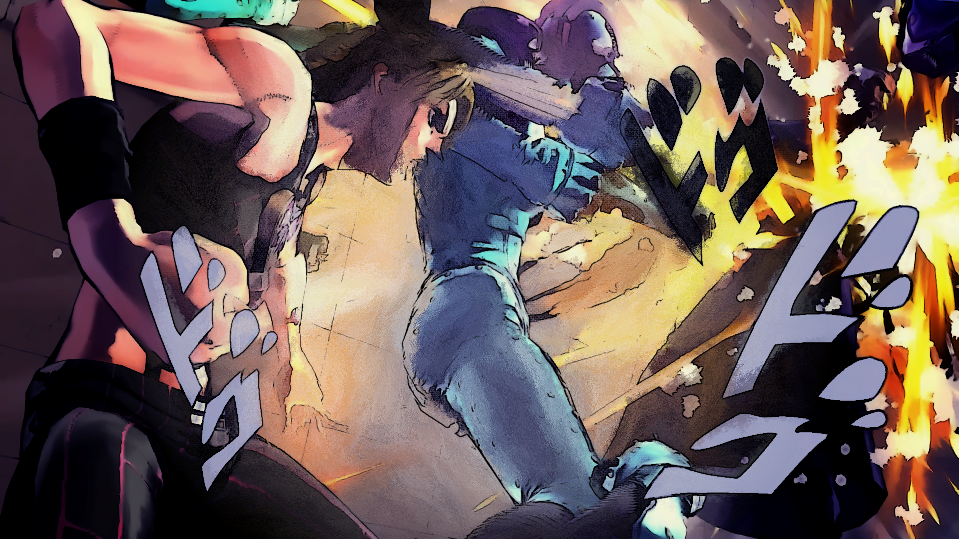 Download Stone Free (Jojo's Bizarre Adventure) Enrico Pucci Jolyne Cujoh Anime Jojo's Bizarre Adventure HD Wallpaper