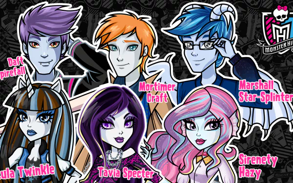 emo gothic fantasy Mattel doll TV Show Monster High HD Desktop Wallpaper | Background Image