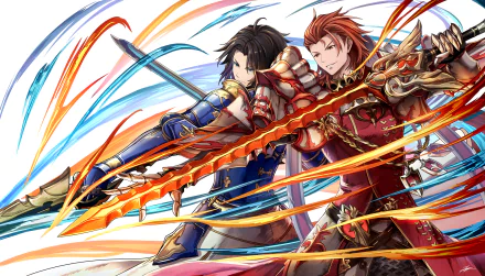Percival (Granblue Fantasy) Lancelot (Granblue Fantasy) Anime Granblue Fantasy HD Desktop Wallpaper | Background Image