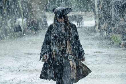 Johnny Depp Jack Sparrow movie Pirates Of The Caribbean: Dead Men Tell No Tales HD Desktop Wallpaper | Background Image
