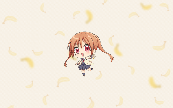 Anime Aho Girl Yoshiko Hanabatake HD Wallpaper | Background Image