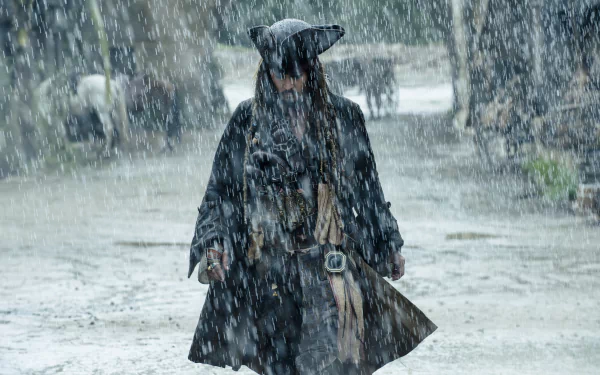 Johnny Depp Jack Sparrow movie Pirates Of The Caribbean: Dead Men Tell No Tales HD Desktop Wallpaper | Background Image