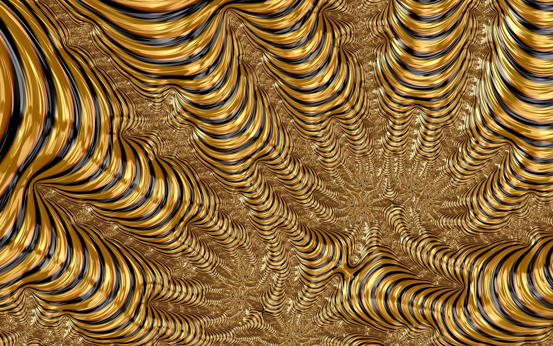 Black and Gold Abstract HD Wallpaper Background Image