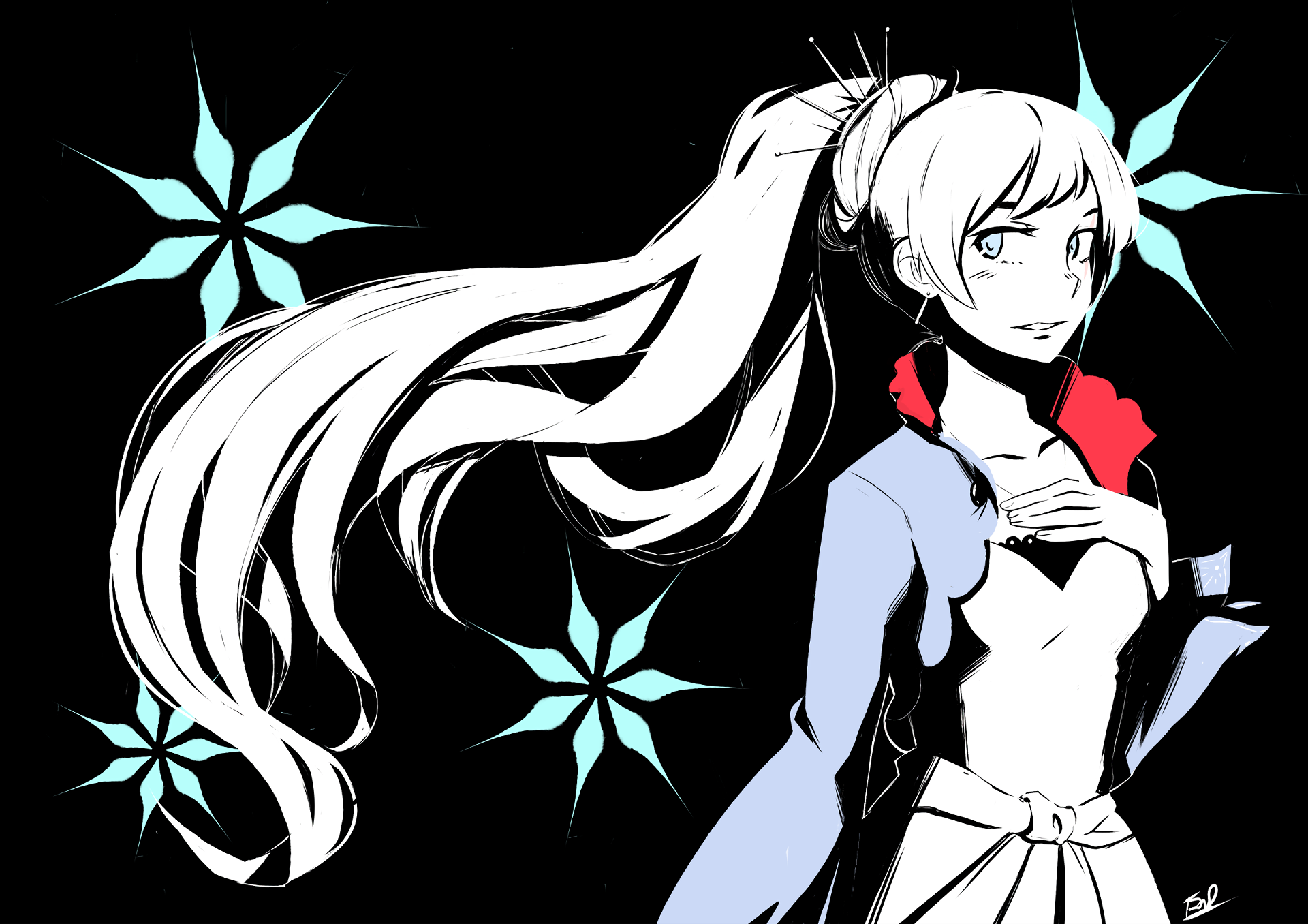 Download Weiss Schnee Anime RWBY HD Wallpaper