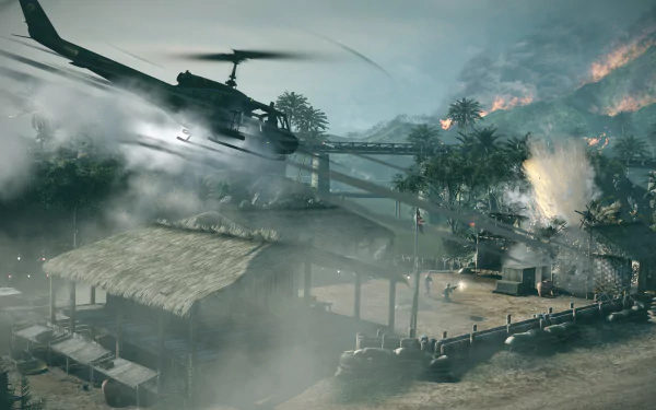 attack helicopter helicopter video game Battlefield: Bad Company 2 HD Desktop Wallpaper | Background Image