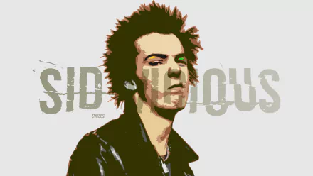 portrait punk Sid Vicious music Sex Pistols HD Desktop Wallpaper | Background Image