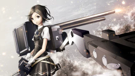 Kuroshio (Kancolle) Anime Kantai Collection HD Desktop Wallpaper | Background Image