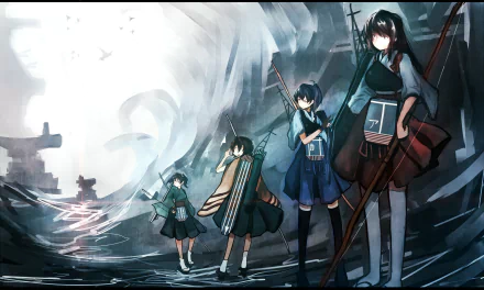Souryuu (Kancolle) Hiryuu (Kancolle) Kaga (Kancolle) Akagi (Kancolle) Anime Kantai Collection HD Desktop Wallpaper | Background Image