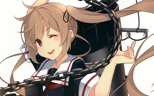 Murasame (Kancolle) Anime Kantai Collection HD Desktop Wallpaper | Background Image