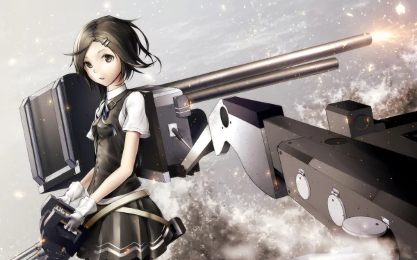 Kuroshio (Kancolle) Anime Kantai Collection HD Desktop Wallpaper | Background Image