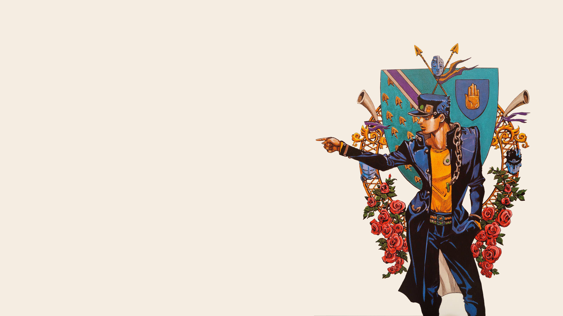 Anime Jojo's Bizarre Adventure HD Wallpaper by Hirohiko Araki