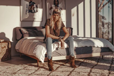 fashion model woman Becca Hiller HD Desktop Wallpaper | Background Image