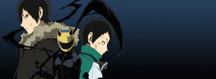Izaya Orihara Mikado Ryūgamine Celty Sturluson Anime Durarara!! HD Desktop Wallpaper | Background Image