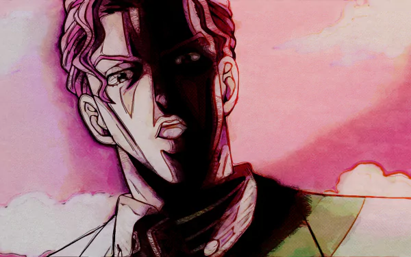 Yoshikage Kira Anime Jojo's Bizarre Adventure HD Desktop Wallpaper | Background Image