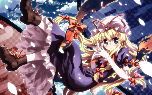 Anime Touhou Yukari Yakumo HD Wallpaper | Background Image