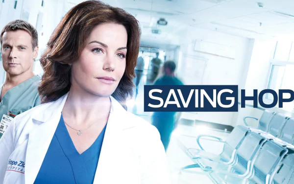 Michael Shanks Erica Durance TV Show Saving Hope HD Desktop Wallpaper | Background Image