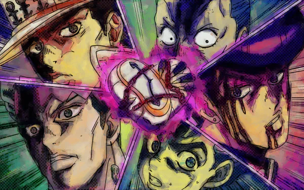 Killer Queen (Jojo's Bizarre Adventure) Jotaro Kujo Okuyasu Nijimura Rohan Kishibe Koichi Hirose Josuke Higashikata Anime Jojo's Bizarre Adventure HD Desktop Wallpaper | Background Image