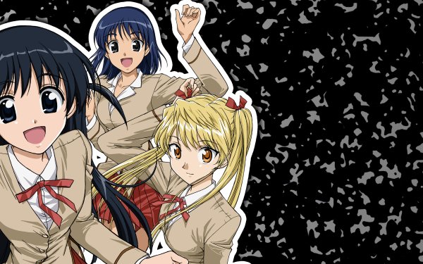 Anime School Rumble Eri Sawachika Mikoto Suou Tenma Tsukamoto HD Wallpaper | Background Image