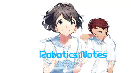 Kaito Yashio Akiho Senomiya Anime Robotics;Notes HD Desktop Wallpaper | Background Image