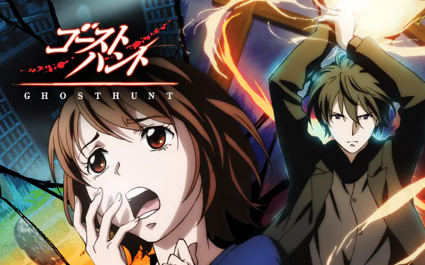 Kazuya Shibuya Mai Taniyama Anime Ghost Hunt HD Desktop Wallpaper | Background Image