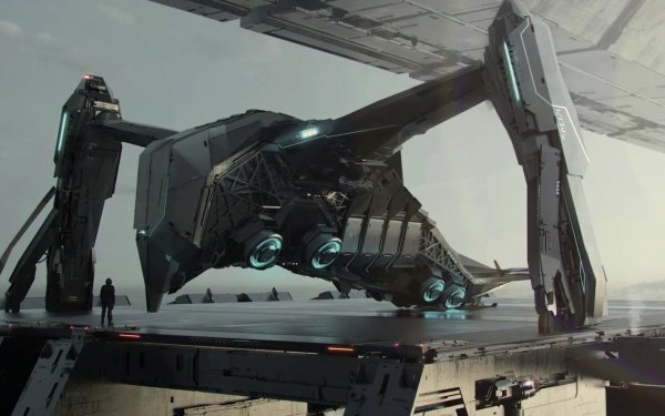 Video Game Star Citizen Spaceship HD Wallpaper | Background Image