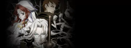 Abel Nightroad Tres Iqus Esther Blanchett Anime Trinity Blood HD Desktop Wallpaper | Background Image
