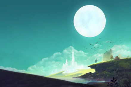 video game Lost Sphear HD Desktop Wallpaper | Background Image