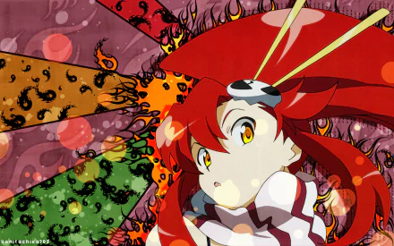 Yoko Littner Anime Tengen Toppa Gurren Lagann HD Desktop Wallpaper | Background Image