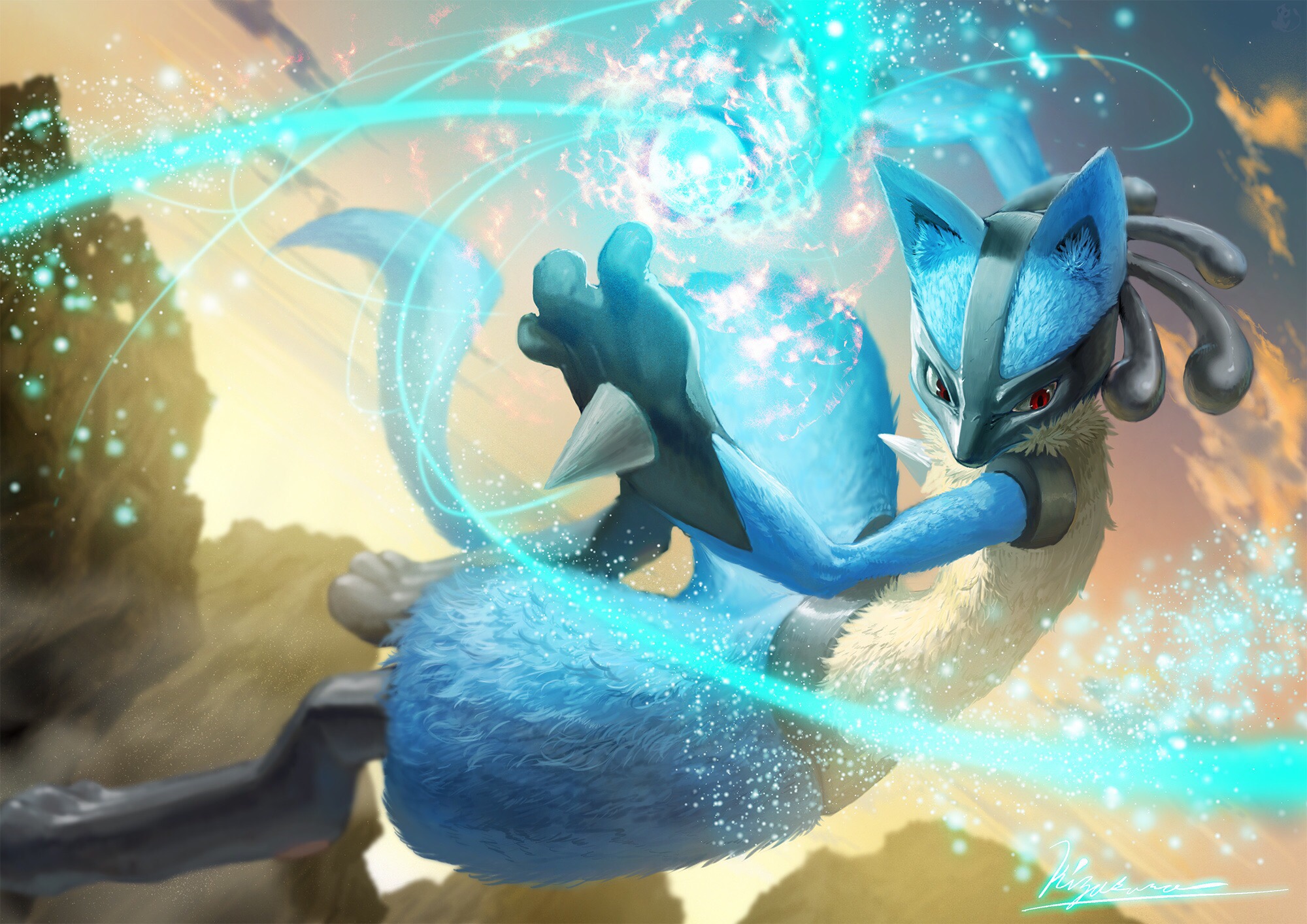 Lucario Pok Mon Hd Wallpapers And Backgrounds