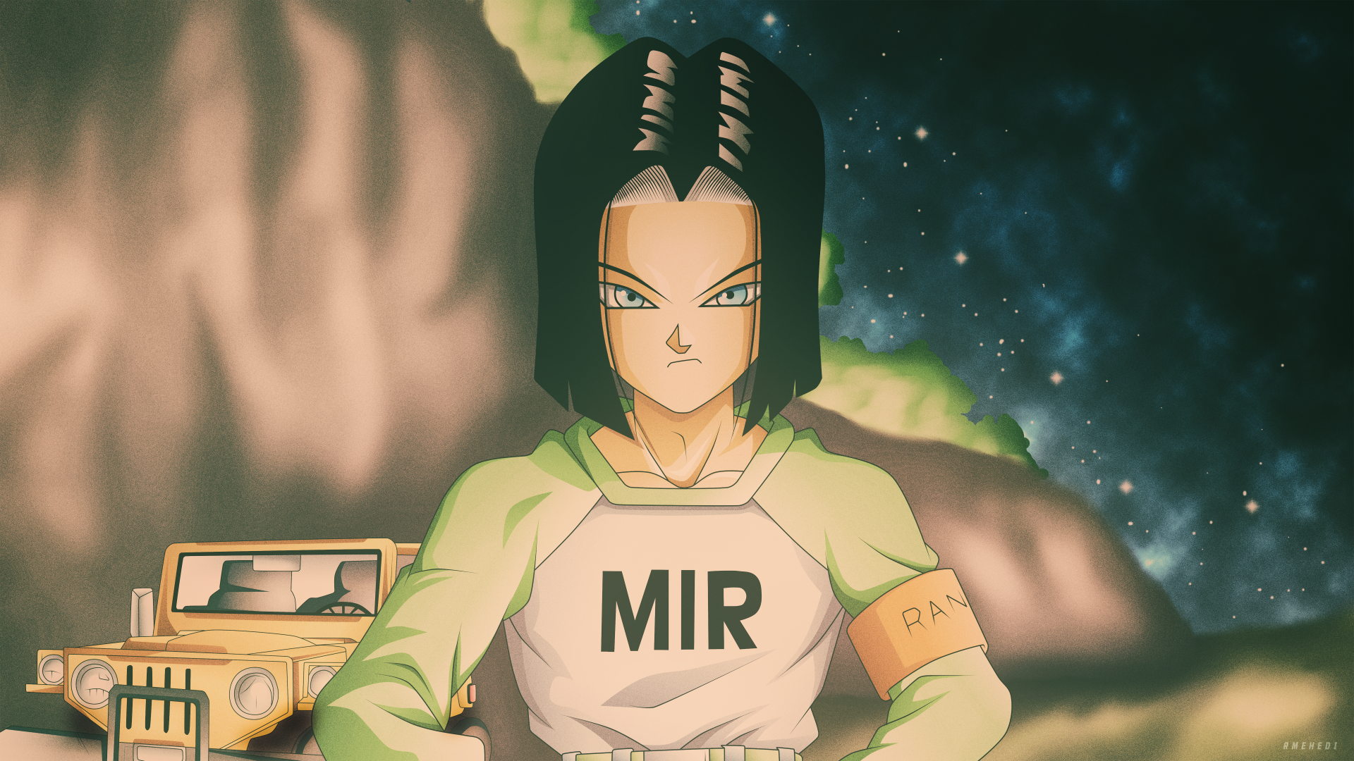 Android 17 (Dragon Ball) 1080P, 2K, 4K, 5K HD wallpapers free