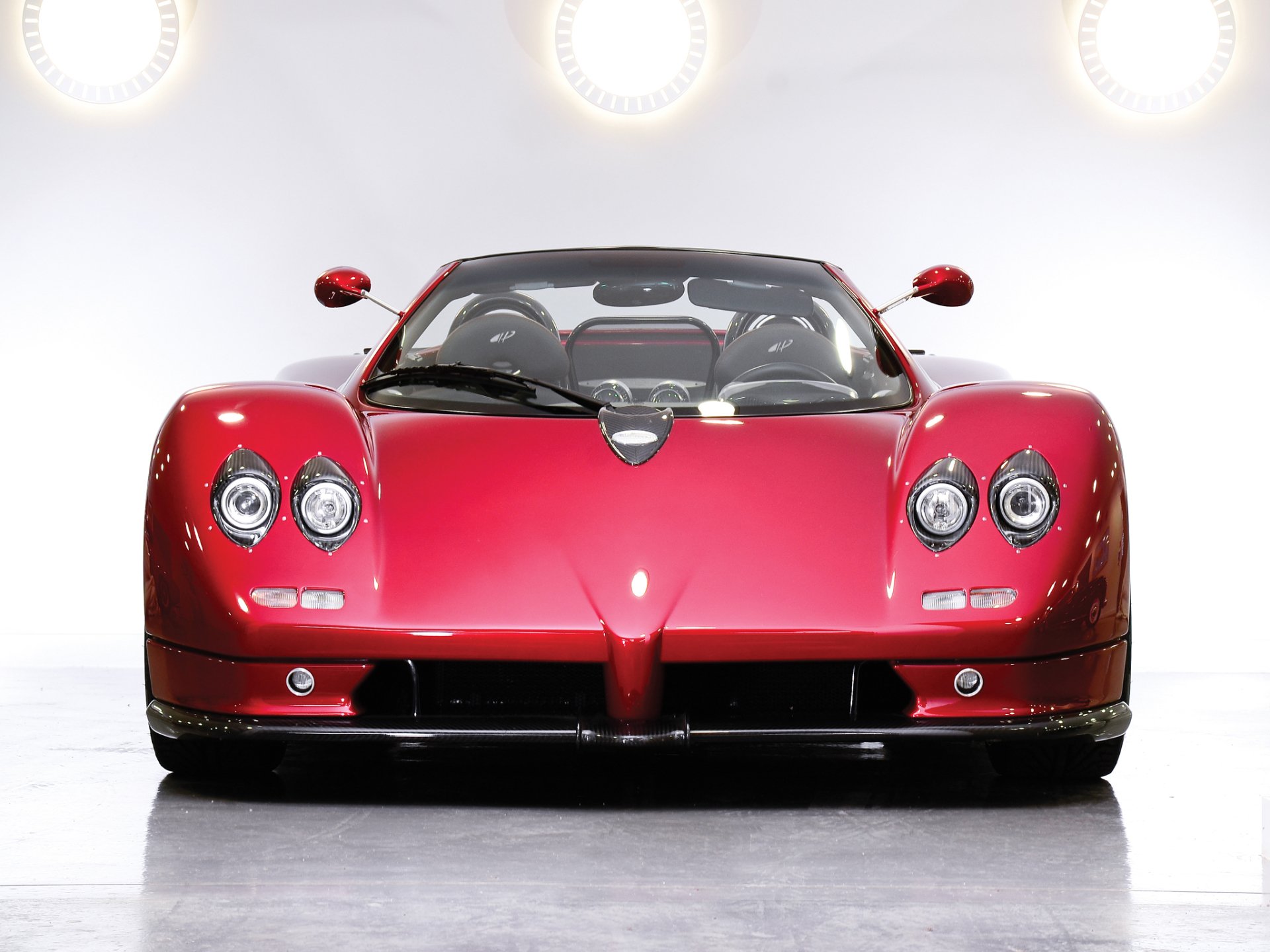 Download Car Supercar Pagani Pagani Zonda C12 Roadster Vehicle Pagani Zonda HD Wallpaper