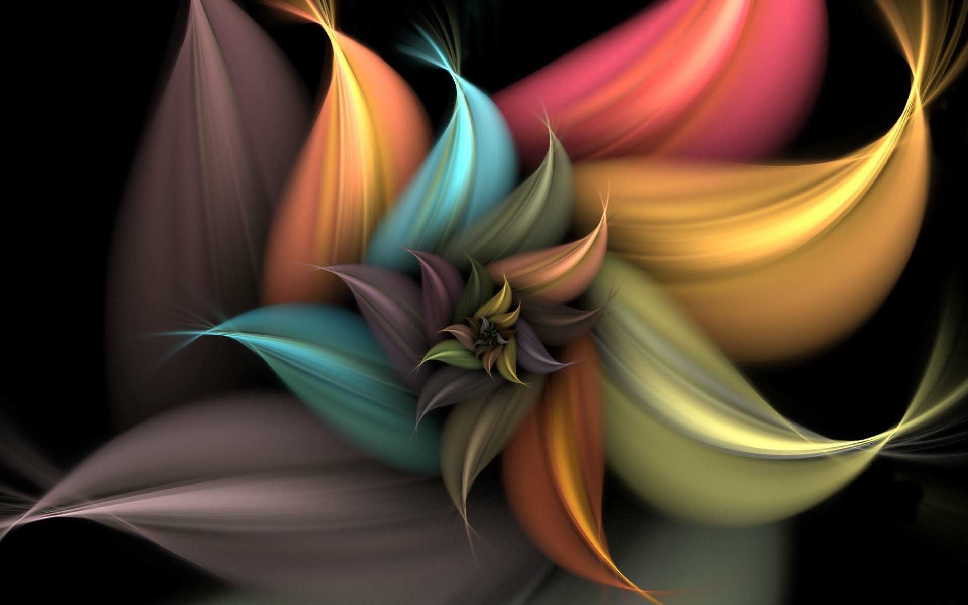 Abstract Flower by TheLionofOZ