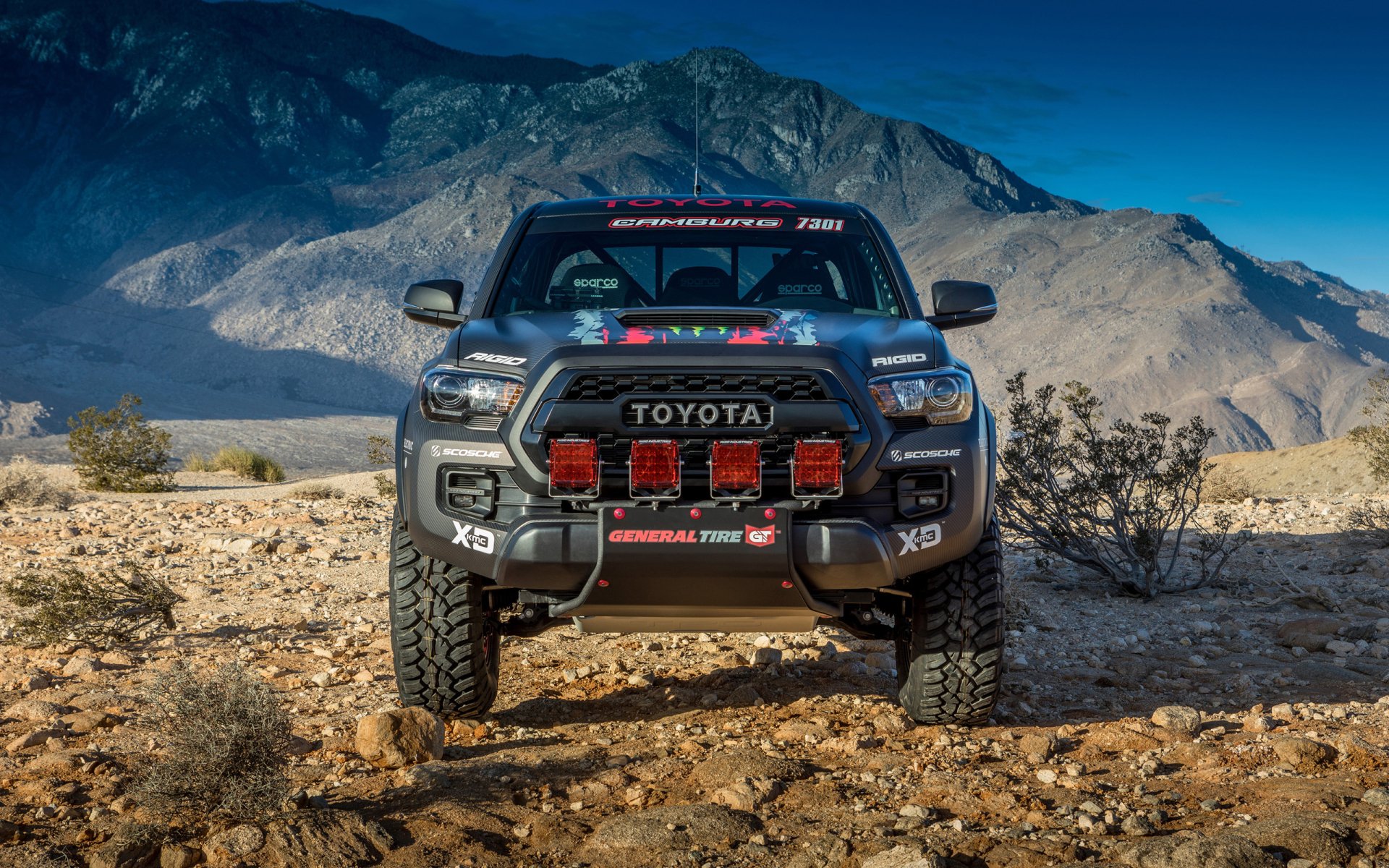 Download Race Truck Toyota Car Toyota Tacoma TRD Pro Race Truck Vehicle Toyota Tacoma HD Wallpaper