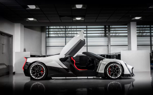 electric car car supercar vehicle Vanda Dendrobium HD Desktop Wallpaper | Background Image