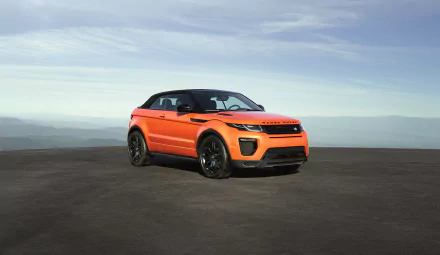 SUV orange car car Land Rover vehicle Range Rover Evoque HD Desktop Wallpaper | Background Image