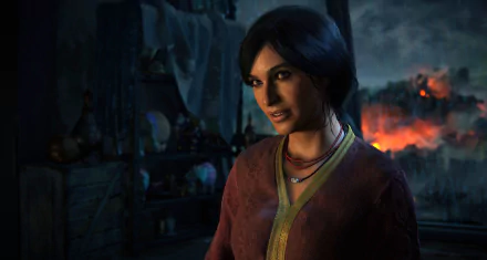 Chloe Frazer night Uncharted video game Uncharted: The Lost Legacy HD Desktop Wallpaper | Background Image