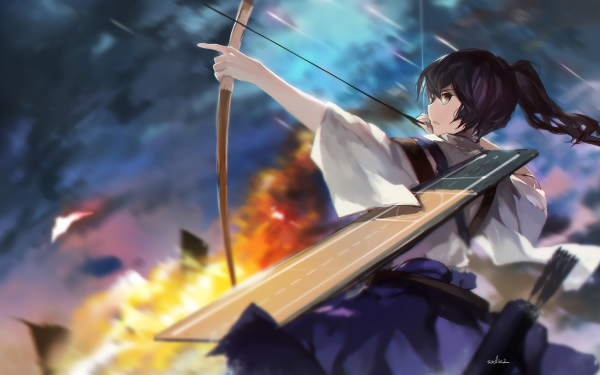 Anime Kantai Collection Kaga HD Wallpaper | Background Image