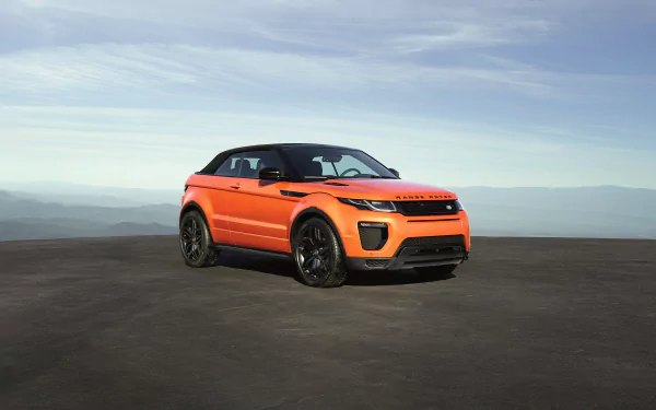 SUV orange car car Land Rover vehicle Range Rover Evoque HD Desktop Wallpaper | Background Image