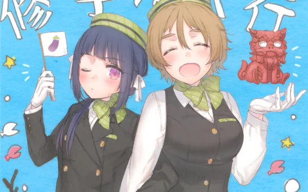 Minori Nakazawa Ringo Kinoshita Anime No-Rin HD Desktop Wallpaper | Background Image