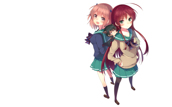 Anime The Devil Is a Part-Timer! Chiho Sasaki Emi Yusa HD Wallpaper | Background Image