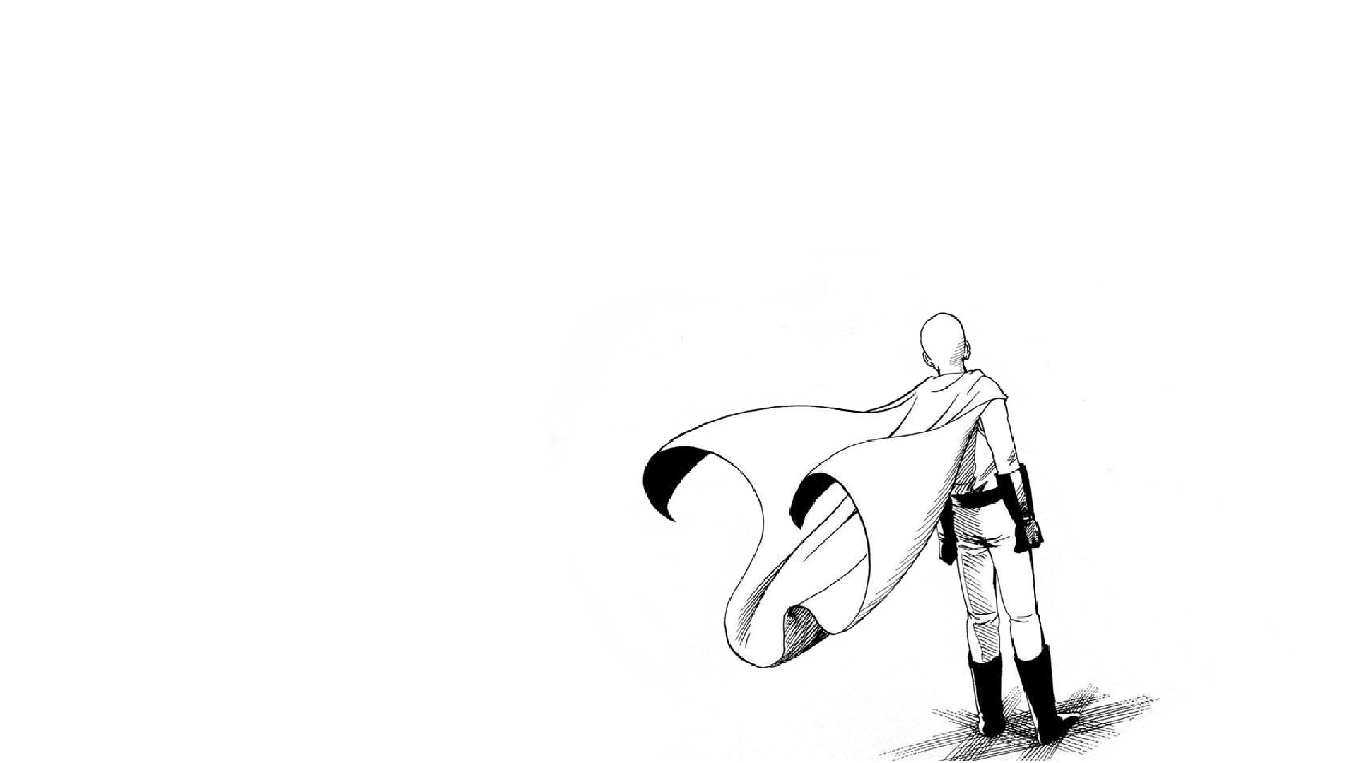 Epic Saitama HD Wallpaper from One-Punch Man