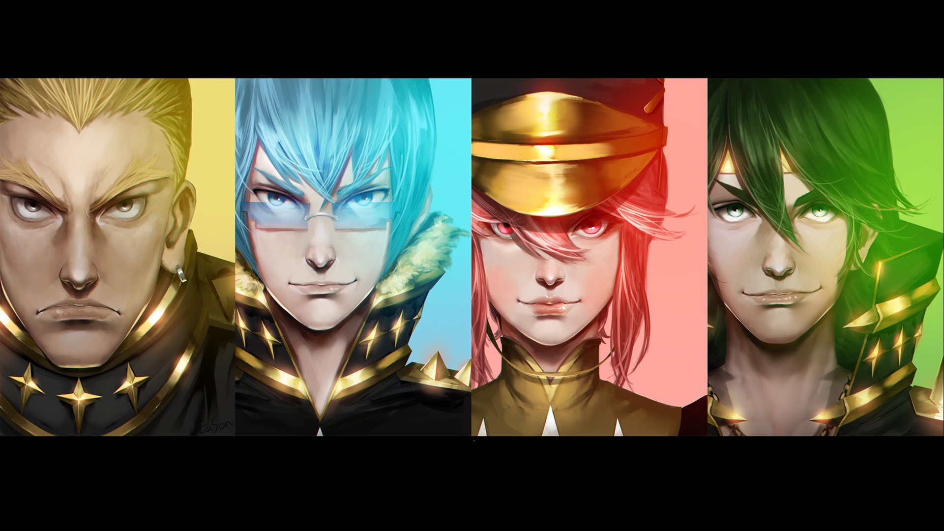 Download Uzu Sanageyama Nonon Jakuzure Ira Gamagoori Houka Inumuta Anime Kill La Kill HD Wallpaper