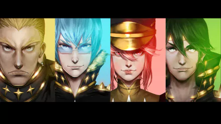 Uzu Sanageyama Nonon Jakuzure Ira Gamagoori Houka Inumuta Anime Kill La Kill HD Desktop Wallpaper | Background Image