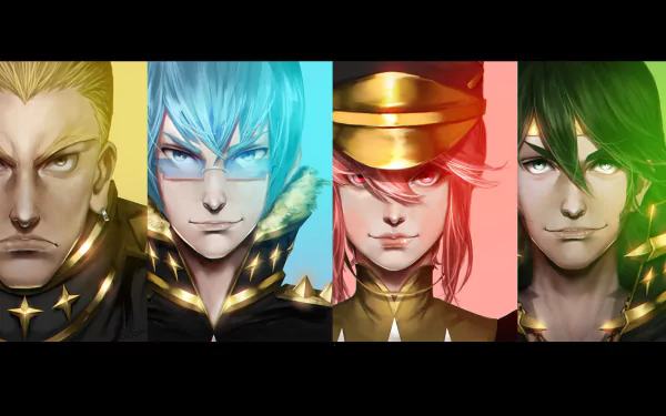 Uzu Sanageyama Nonon Jakuzure Ira Gamagoori Houka Inumuta Anime Kill La Kill HD Desktop Wallpaper | Background Image