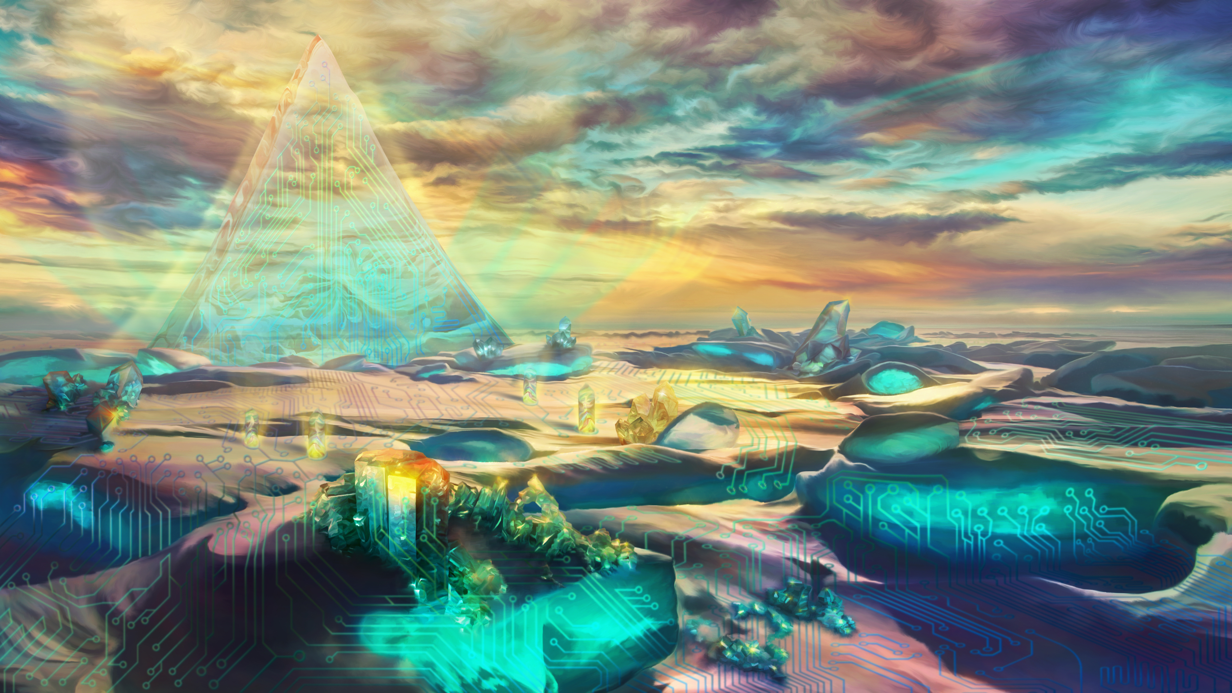 Sci Fi Landscape HD Wallpaper | Background Image