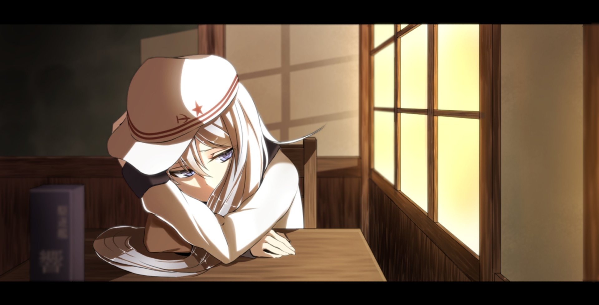 Download Long Hair White Hair Hibiki (Kancolle) Anime Kantai Collection HD Wallpaper by しろさわ