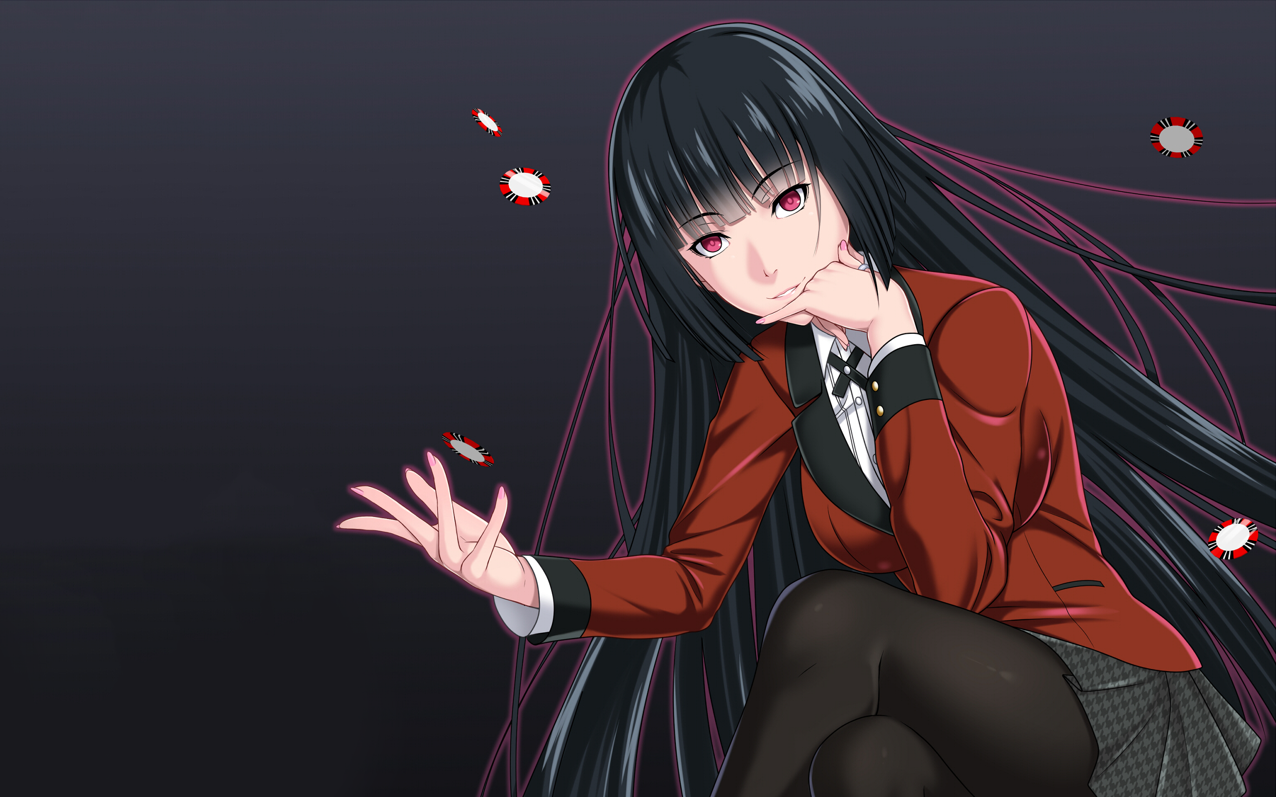 Kakegurui Yumeko Jabami Anime - Paint By Number - Paint by Numbers for Sale