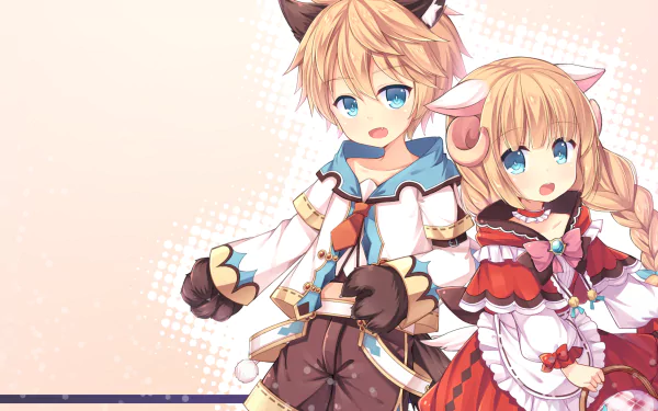 Hansel (Aura Kingdom) Gretel (Aura Kingdom) video game Aura Kingdom HD Desktop Wallpaper | Background Image