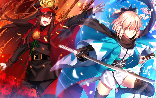 Anime Fate/Grand Order Fate Series Sakura Saber Saber Nobunaga Oda HD Wallpaper | Background Image